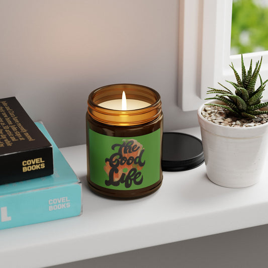 The Good Life Scented Soy Candle (Multi-Size, Amber Jar)