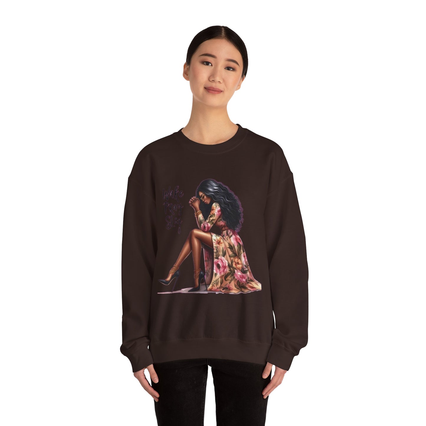 Work, Pray, Slay Unisex Heavy Blend™ Crewneck Sweatshirt