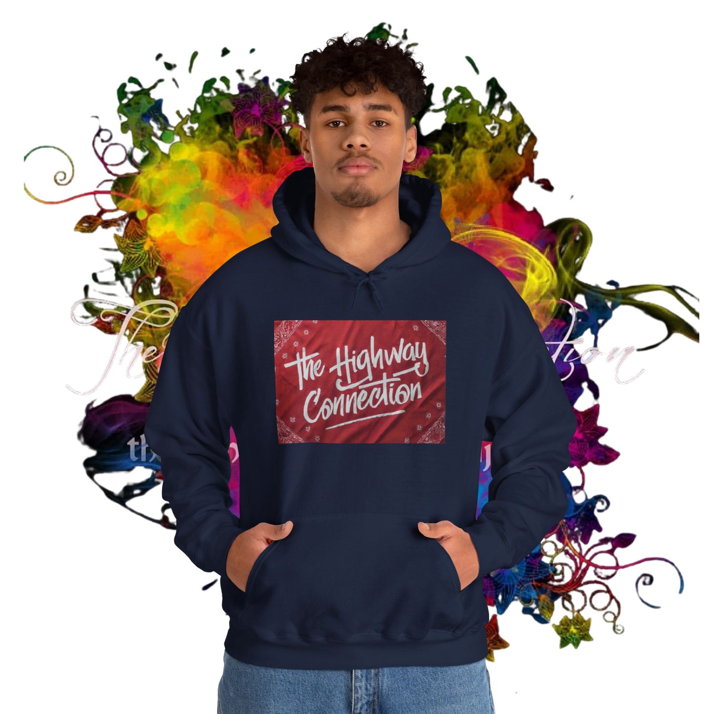 THCNJ Bandana Red Unisex Heavy Blend™ Hooded Sweatshirt