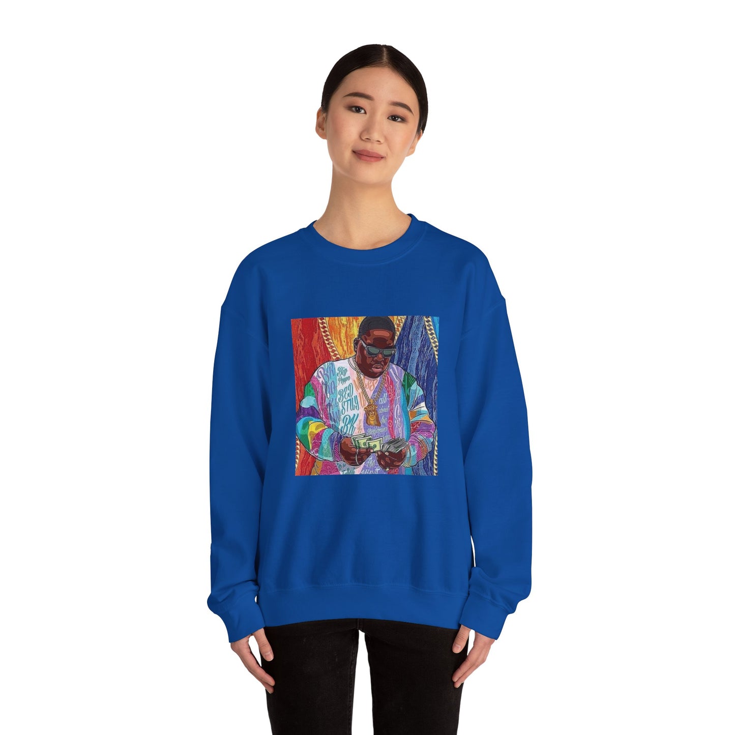 Mo' Money..Biggie Unisex Heavy Blend™ Crewneck Sweatshirt