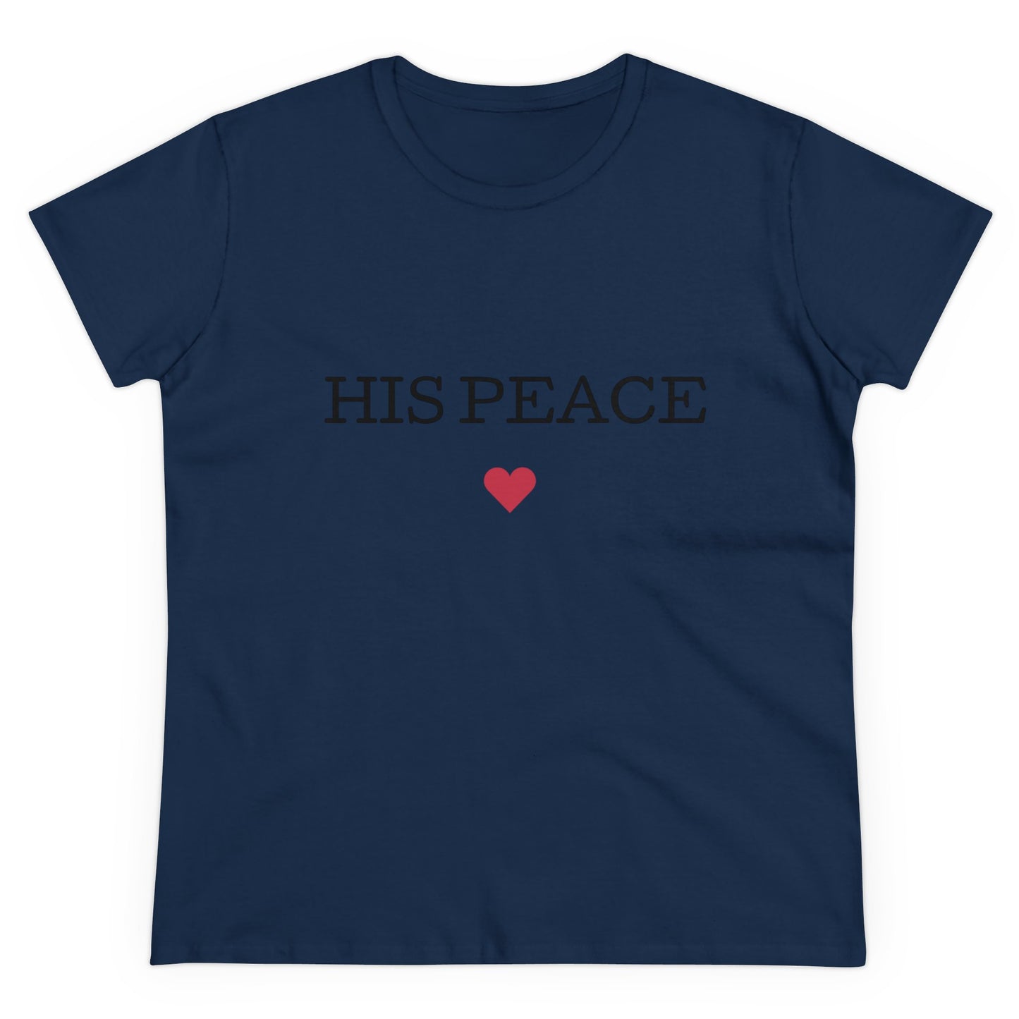 HIS PEACE Women's Midweight Cotton Tee