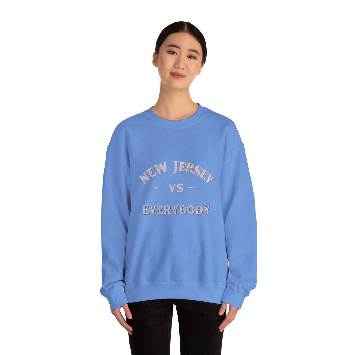 New Jersey vs Everybody  Unisex Heavy Blend™ Crewneck Sweatshirt