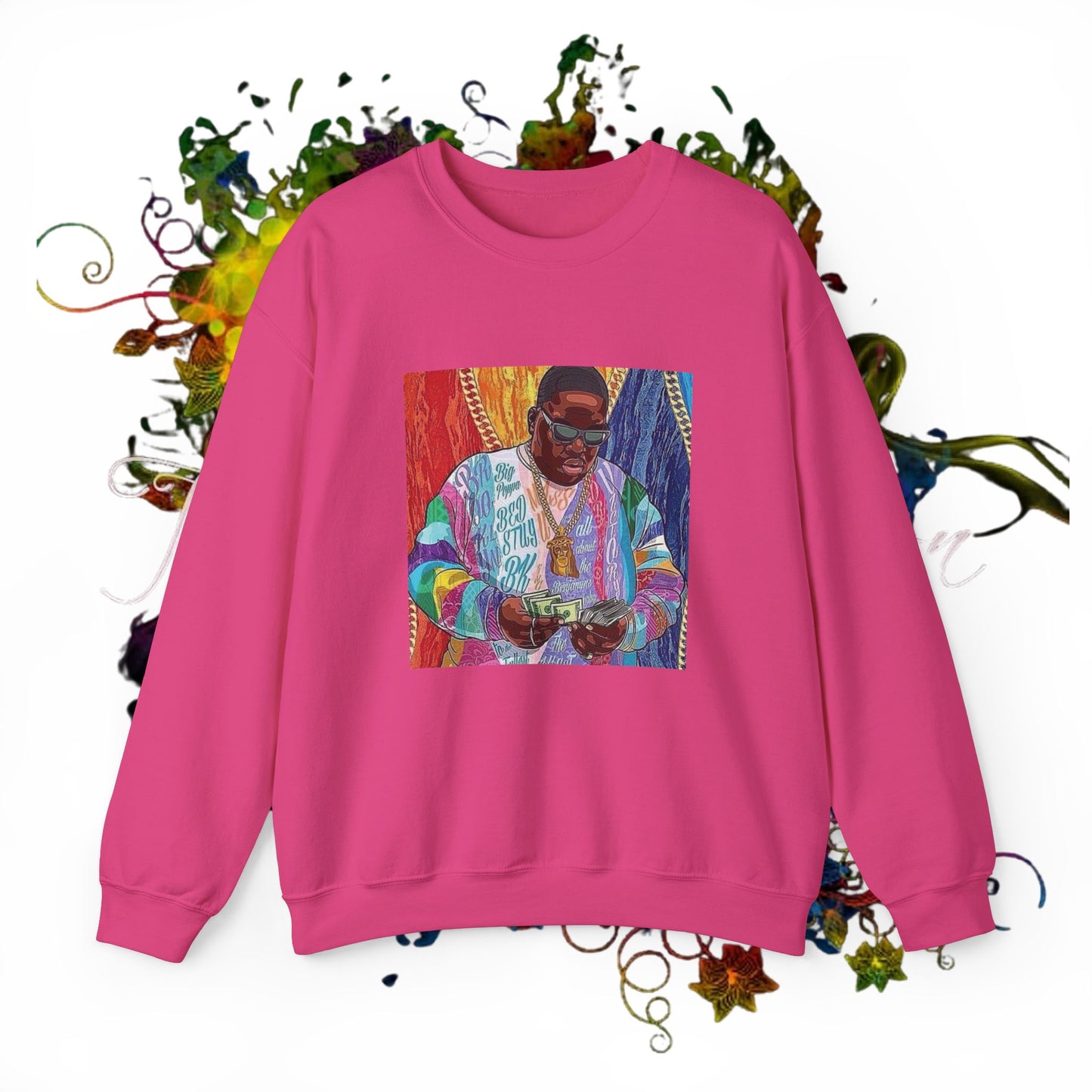 Mo' Money..Biggie Unisex Heavy Blend™ Crewneck Sweatshirt