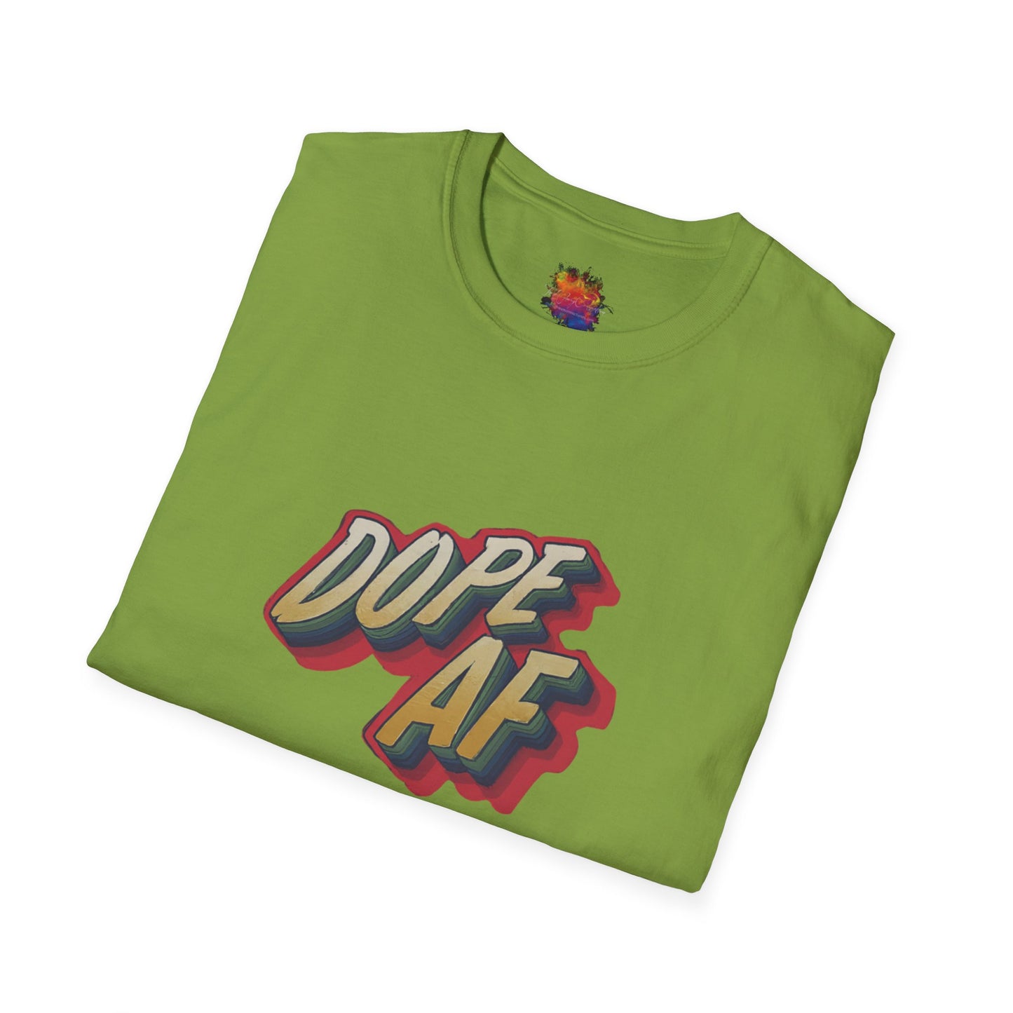 Dope AF Graphic Unisex Softstyle T-Shirt