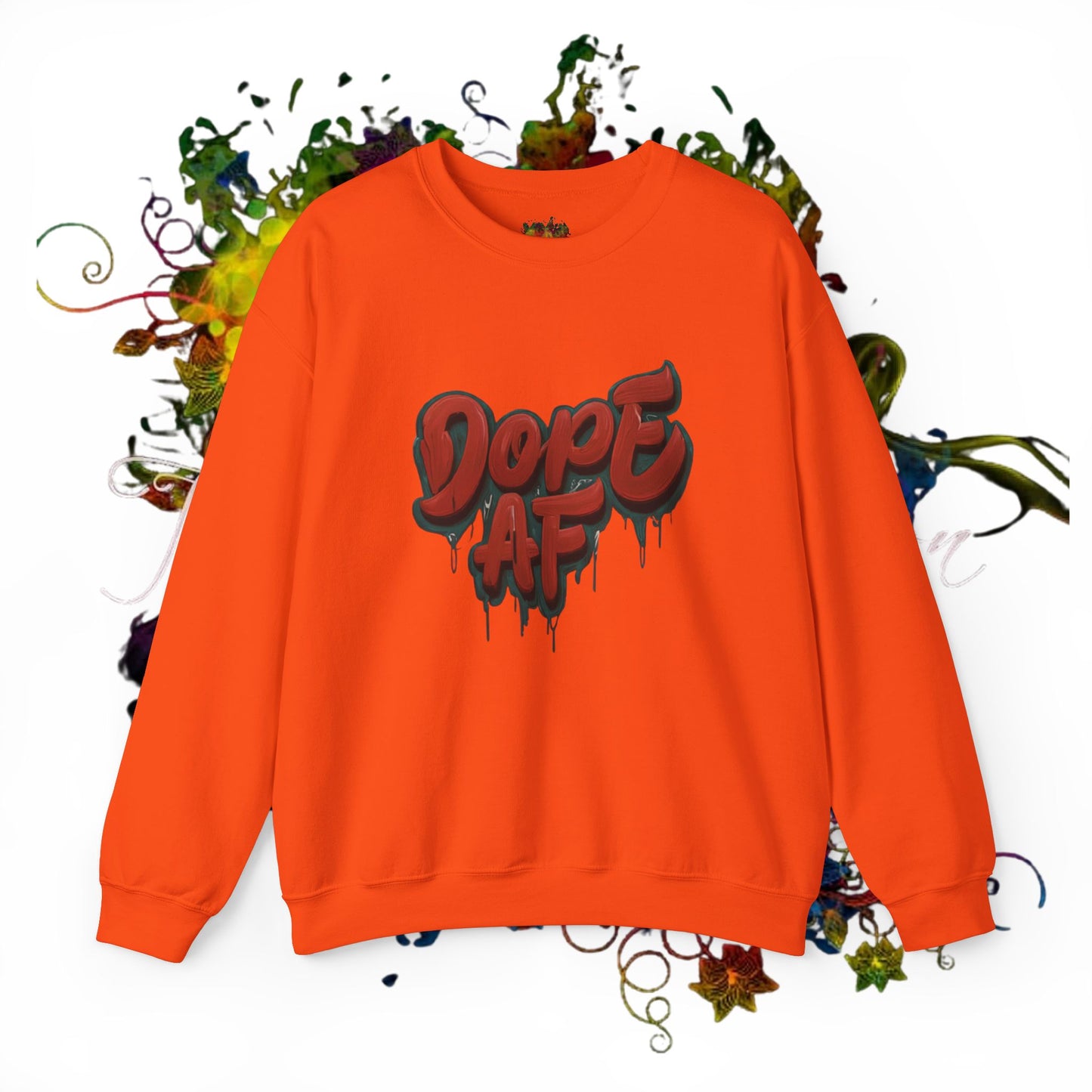 DOPE AF Unisex Heavy Blend™ Crewneck Sweatshirt