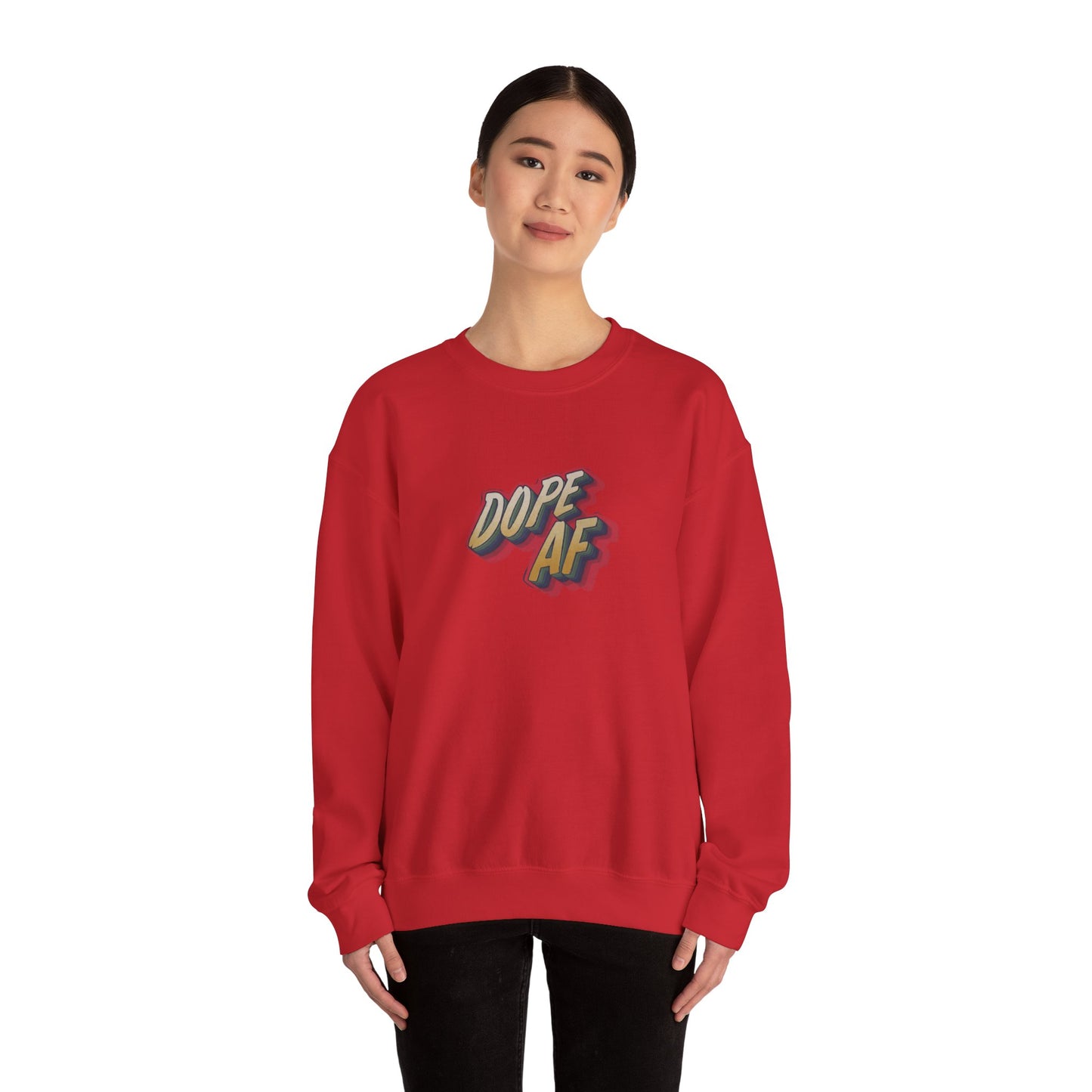 Dope  AF Unisex Heavy Blend™ Crewneck Sweatshirt