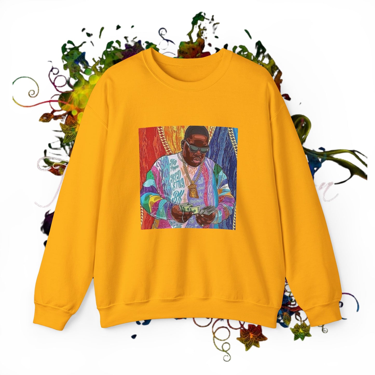 Mo' Money..Biggie Unisex Heavy Blend™ Crewneck Sweatshirt