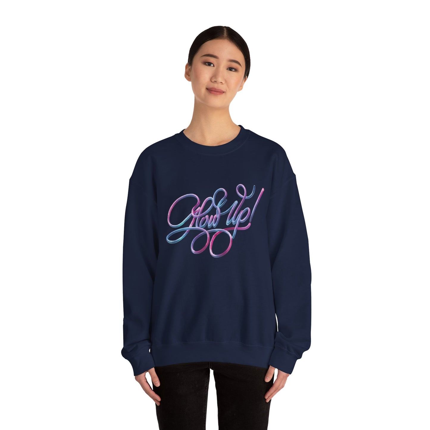 Glow Up ! Unisex Heavy Blend™ Crewneck Sweatshirt