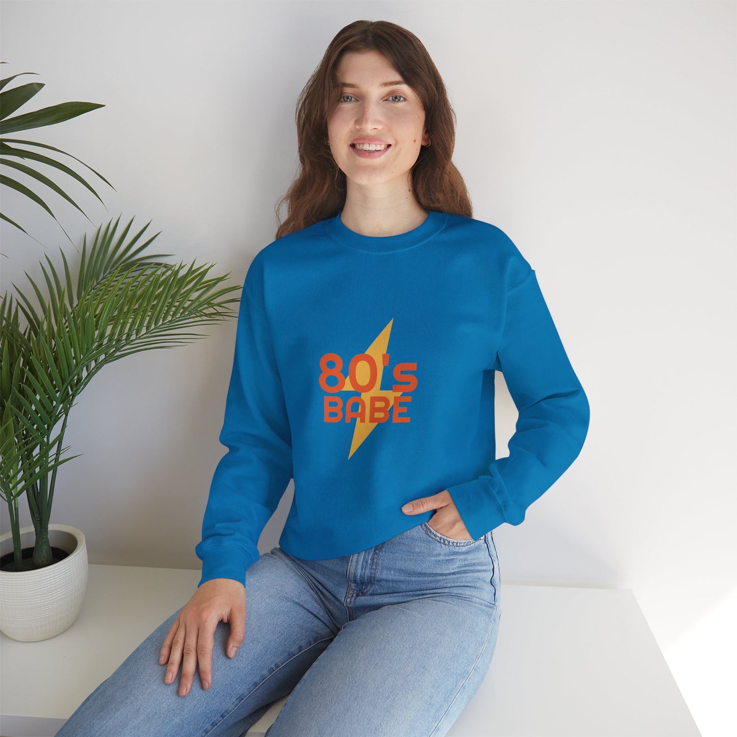 80s Babe Unisex Heavy Blend™ Crewneck Sweatshirt