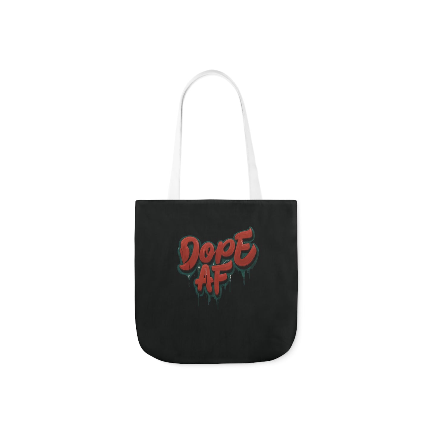 DOPE AF Canvas Tote Bag, 2-Color Straps