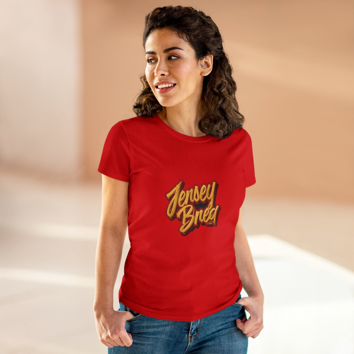 Jersey Bred Women's Midweight Cotton Tee