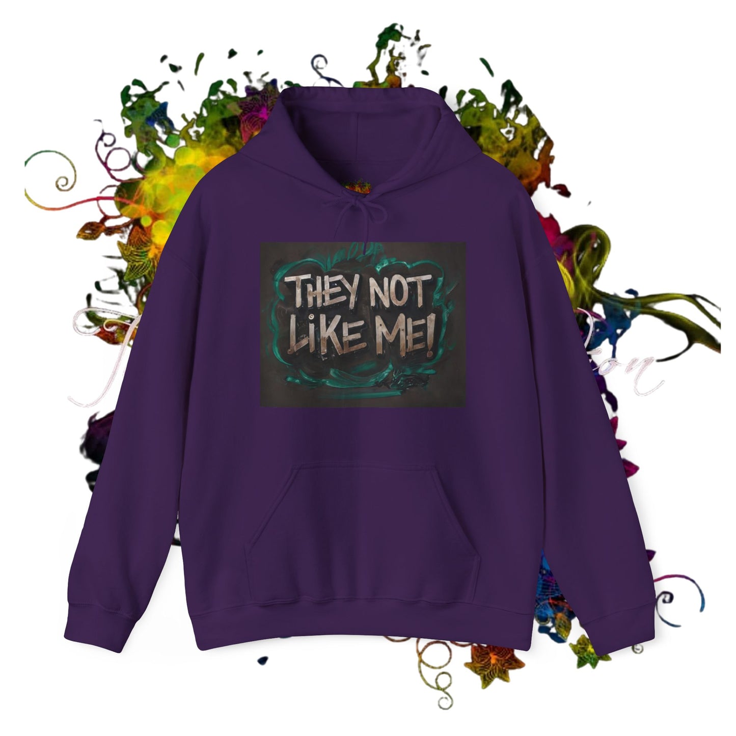 They Not Like Me ! Unisex Heavy Blend™ Hooded Sweatshirt