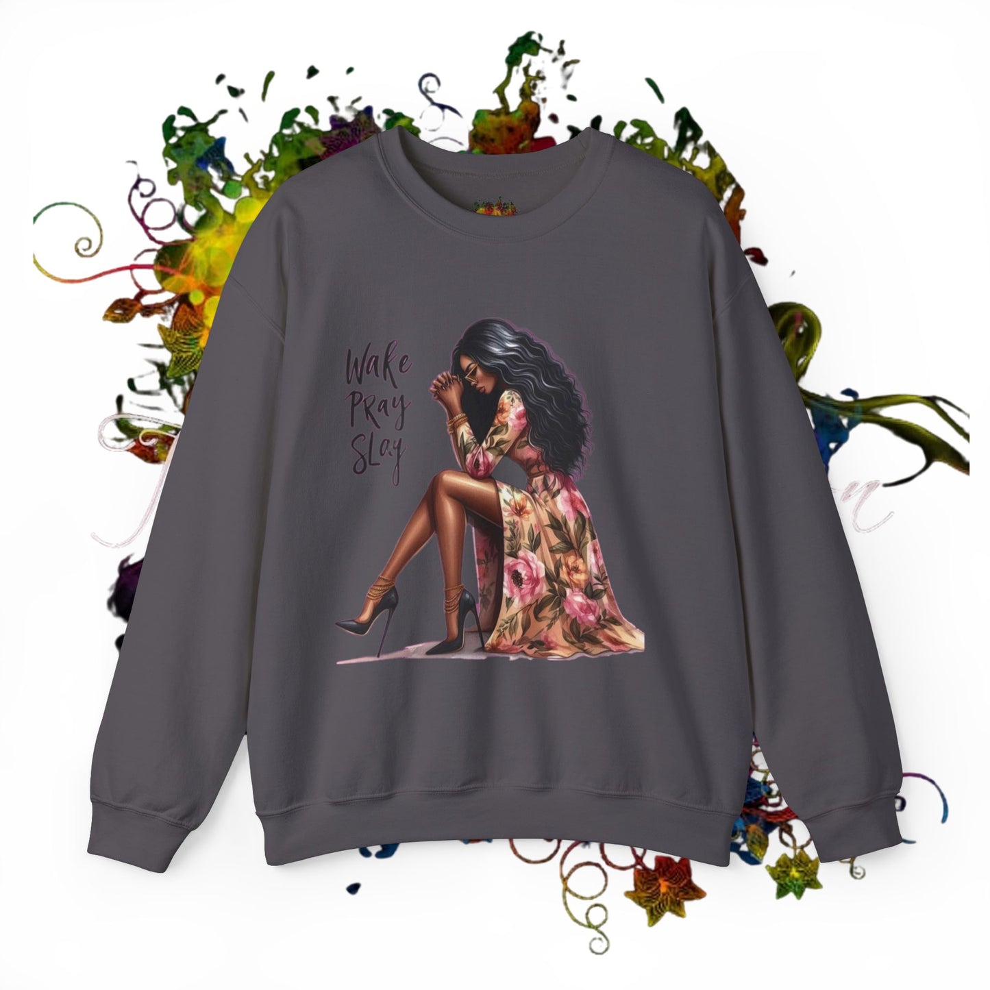 Work, Pray, Slay Unisex Heavy Blend™ Crewneck Sweatshirt