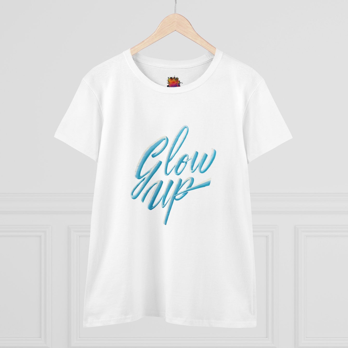 Glow Up Women's Midweight Cotton Tee