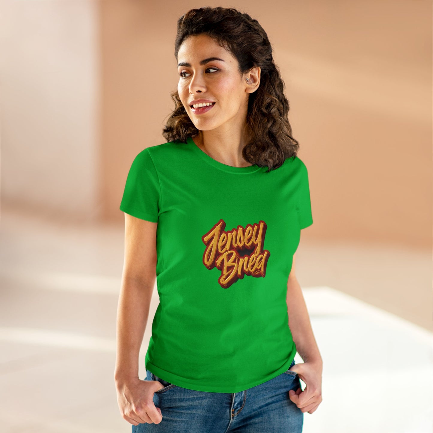 Jersey Bred Women's Midweight Cotton Tee