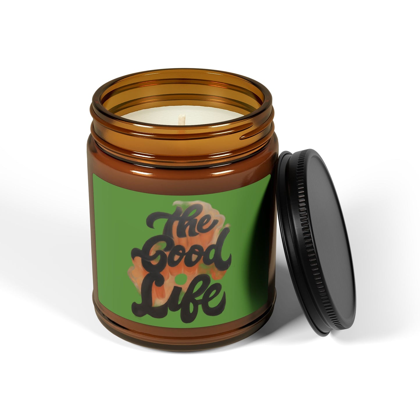 The Good Life Scented Soy Candle (Multi-Size, Amber Jar)