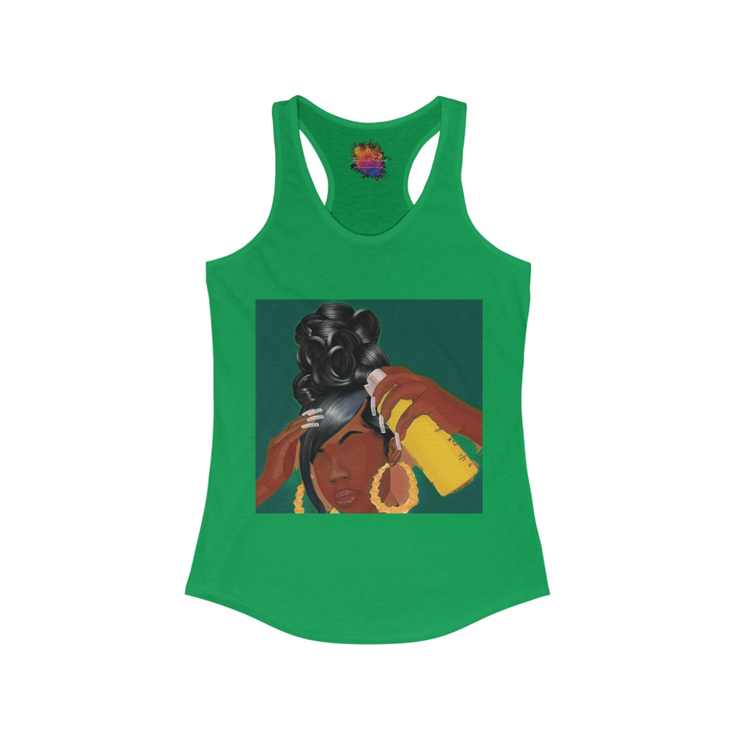 Spray it and Lay it ...Women's Ideal Racerback Tank