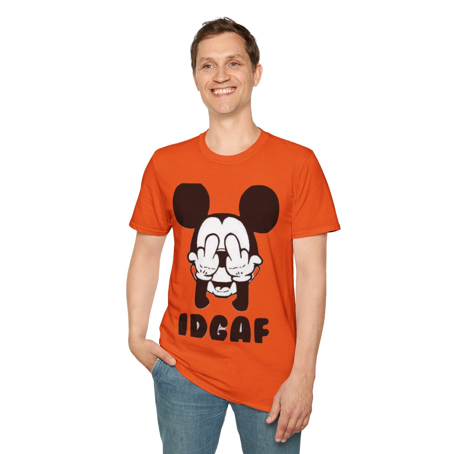 IDGAF  Unisex Softstyle T-Shirt