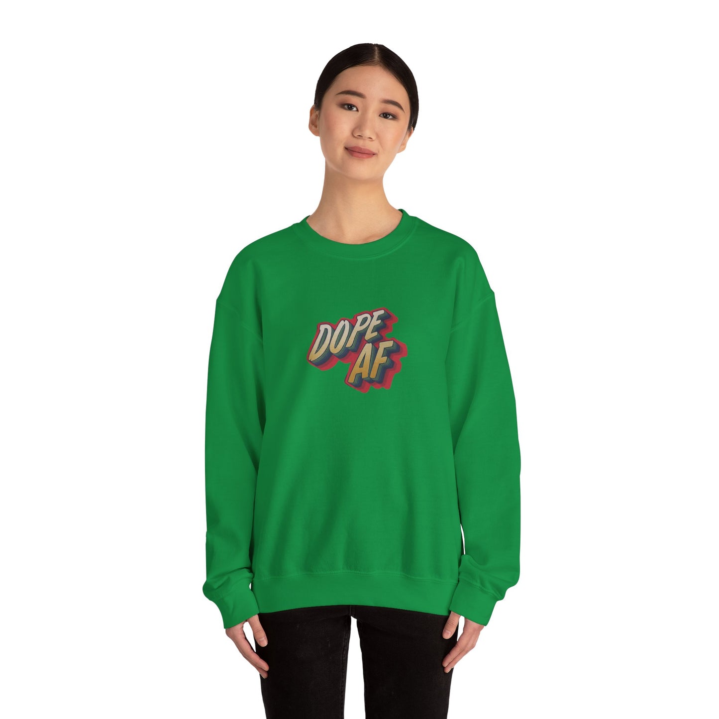 Dope  AF Unisex Heavy Blend™ Crewneck Sweatshirt