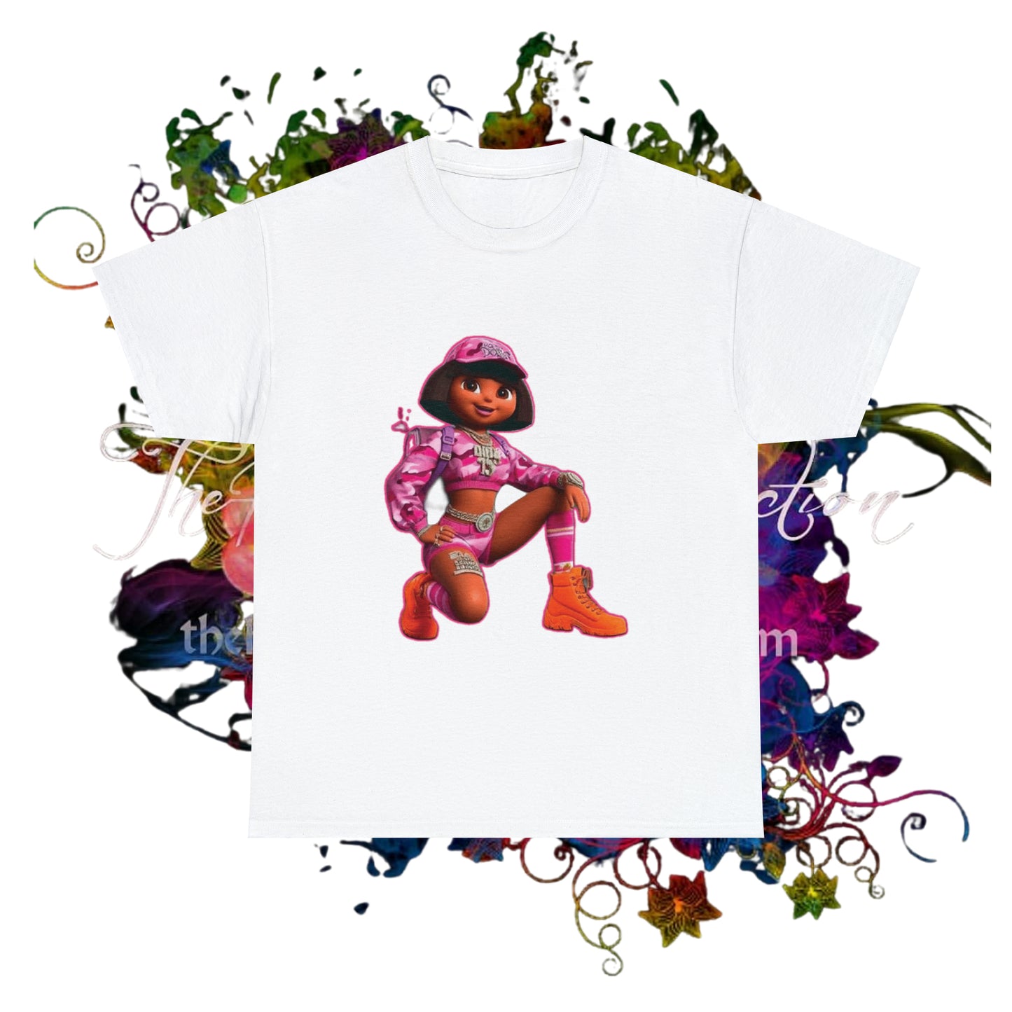 DORA MINAJ Unisex Heavy Cotton Tee