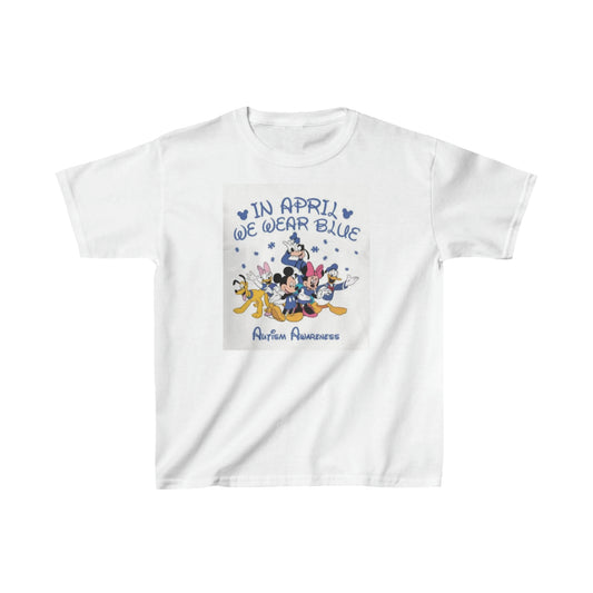 IN APRIL AUTISM Kids Heavy Cotton™ Tee