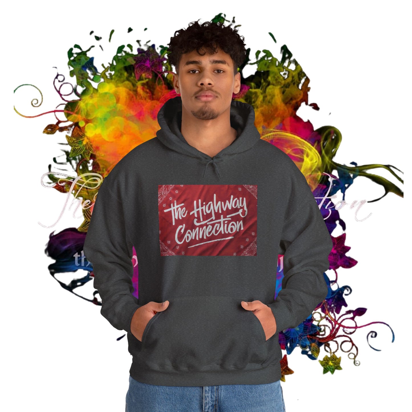 THCNJ Bandana Red Unisex Heavy Blend™ Hooded Sweatshirt