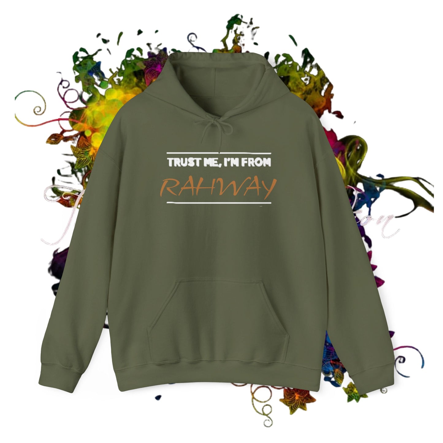 Trust Me, I'm From Rahway..Unisex Heavy Blend™ Hooded Sweatshirt