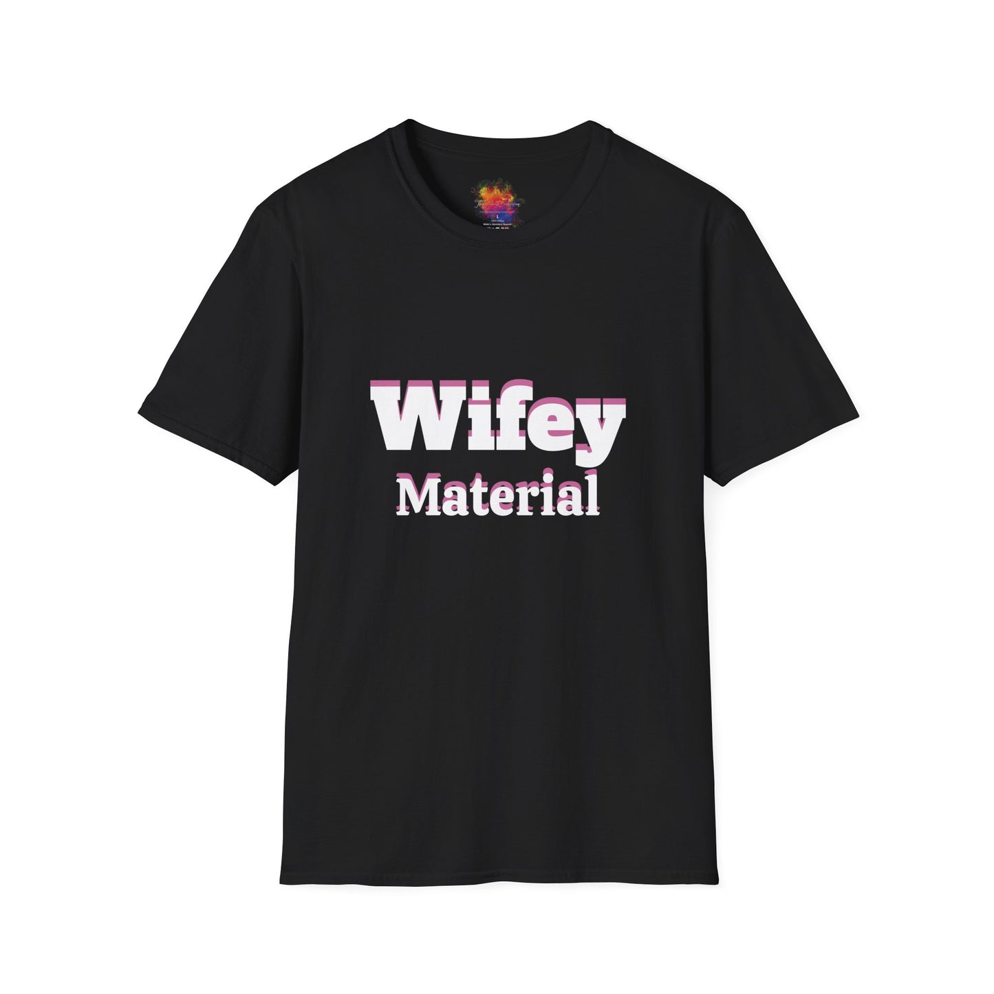 Wifey Material Unisex Softstyle T-Shirt