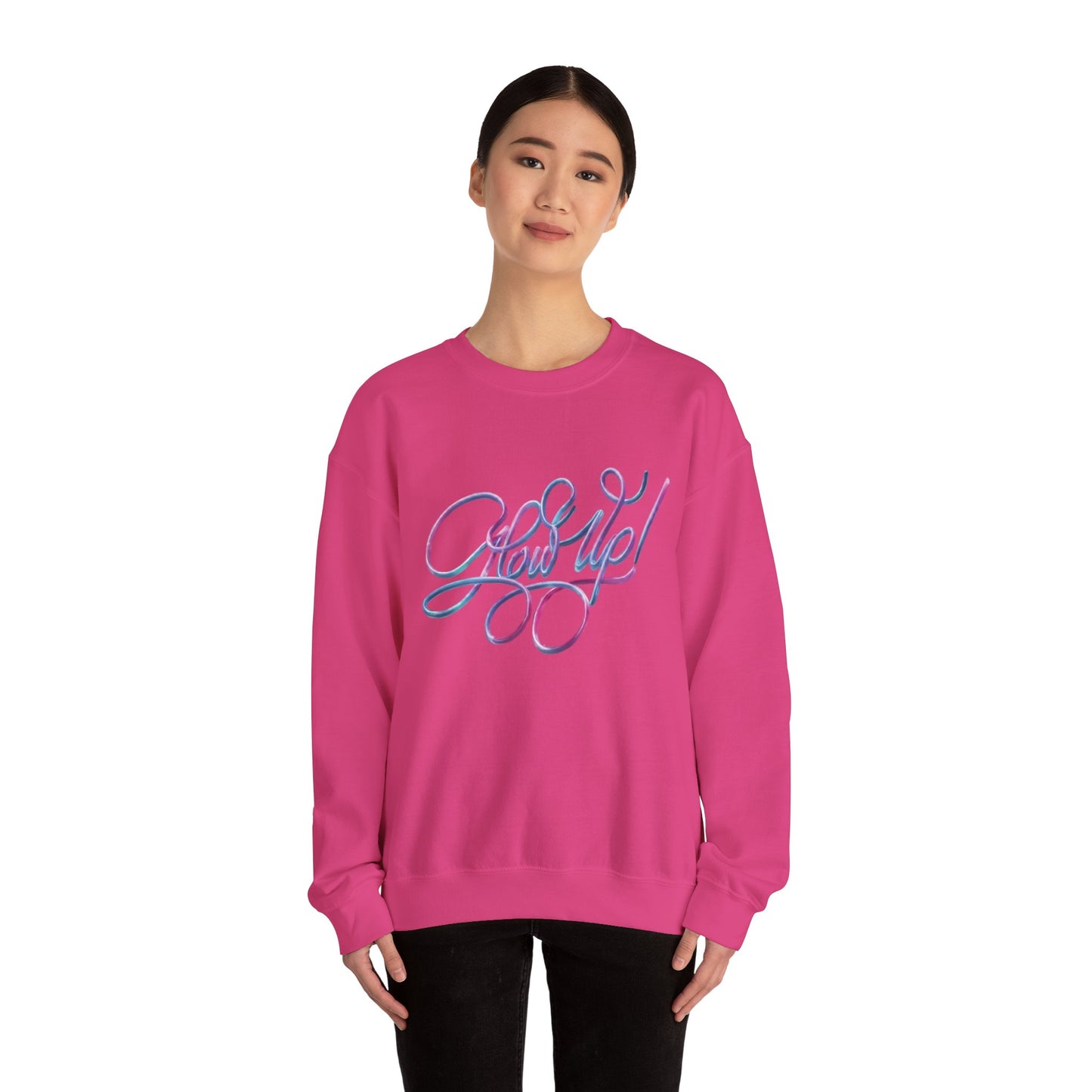 Glow Up ! Unisex Heavy Blend™ Crewneck Sweatshirt