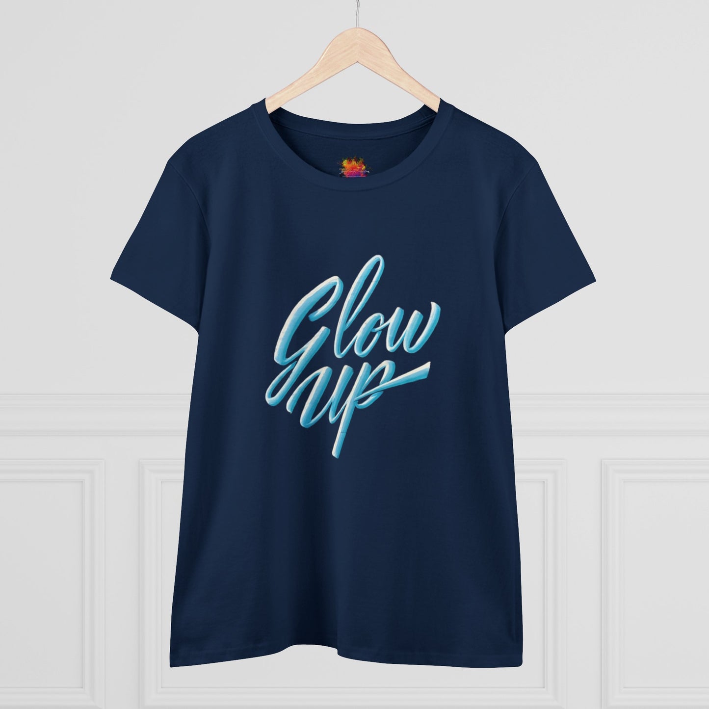 Glow Up Women's Midweight Cotton Tee