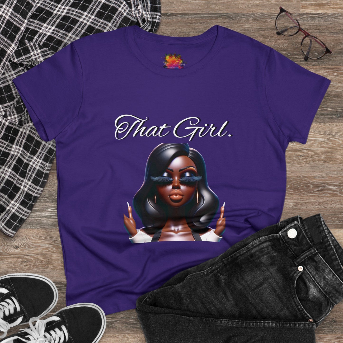 That Girl ...Women's Midweight Cotton Tee