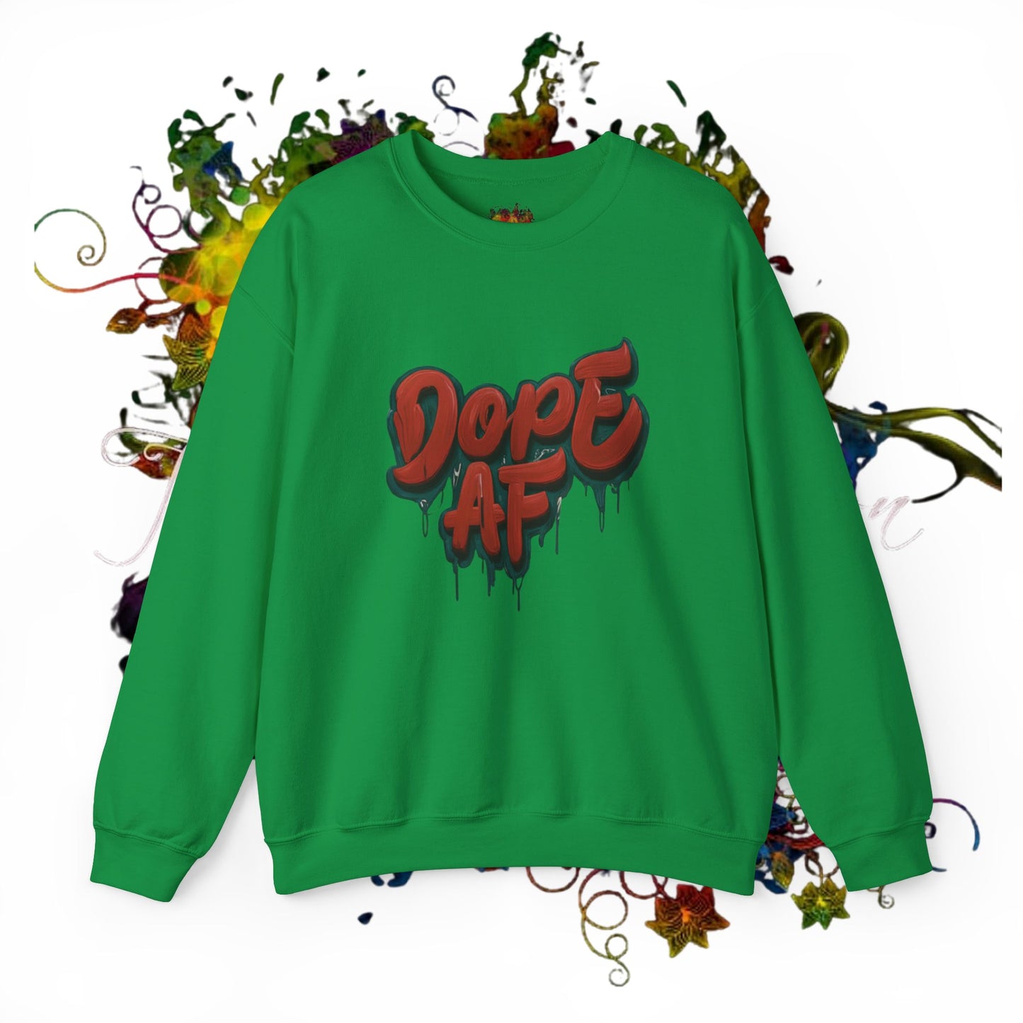 DOPE AF Unisex Heavy Blend™ Crewneck Sweatshirt