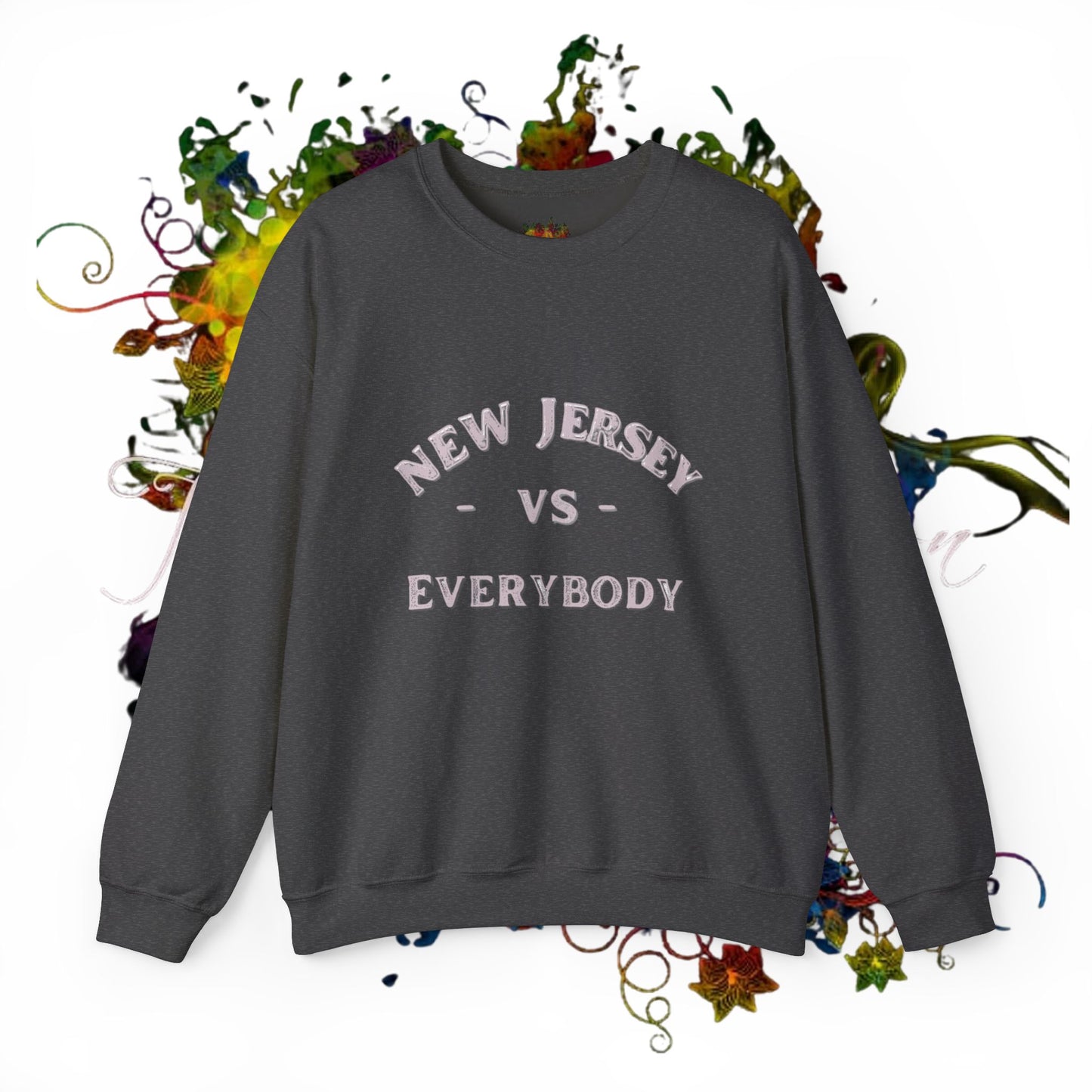 New Jersey vs Everybody  Unisex Heavy Blend™ Crewneck Sweatshirt