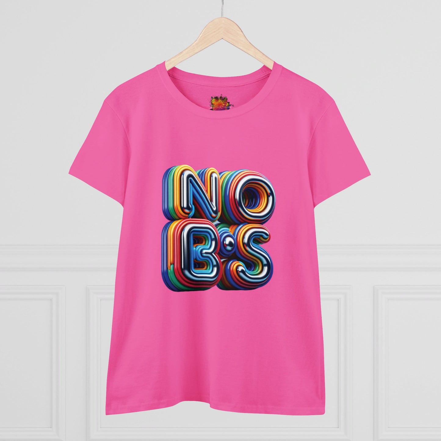 NO B.S  Women's Midweight Cotton Tee