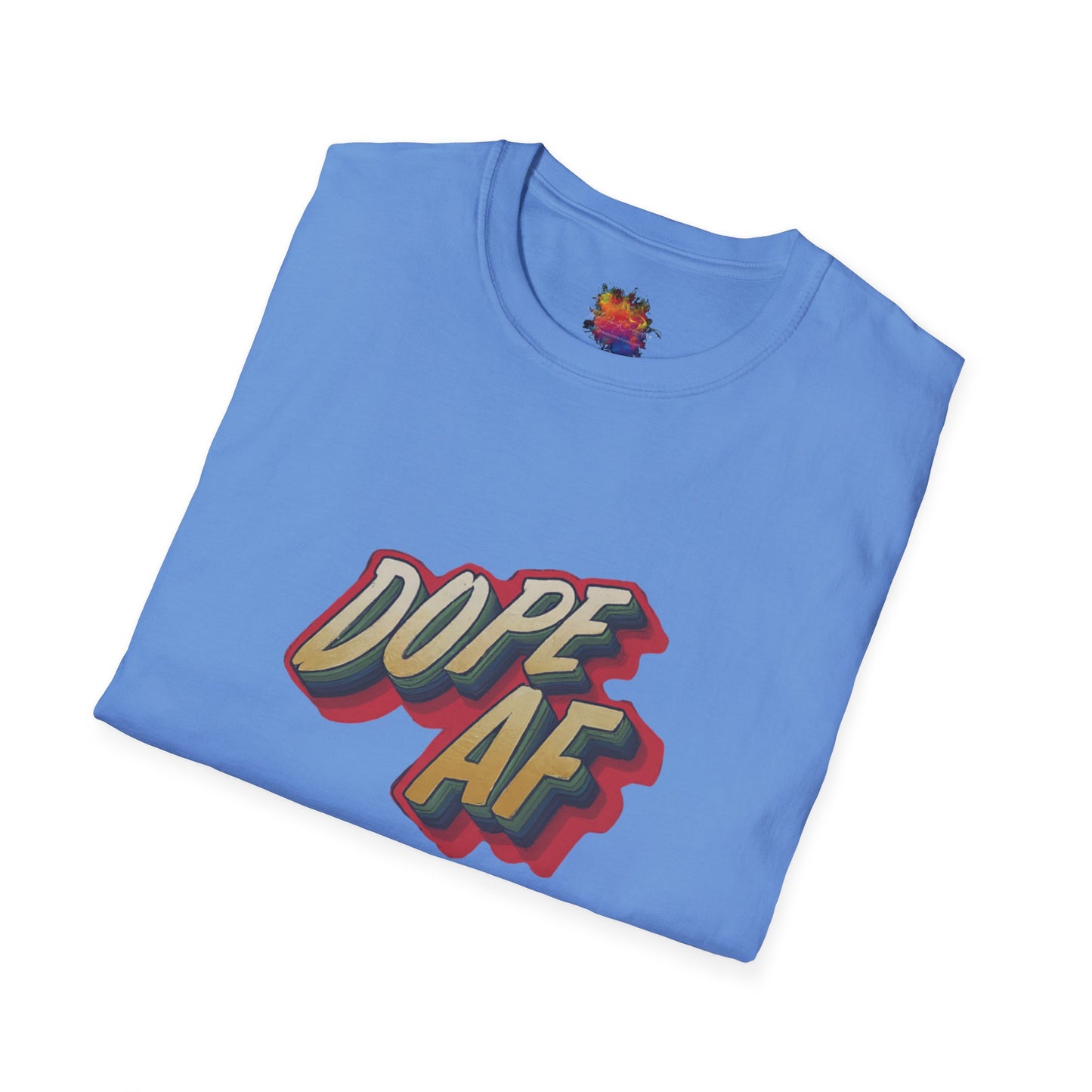 Dope AF Graphic Unisex Softstyle T-Shirt