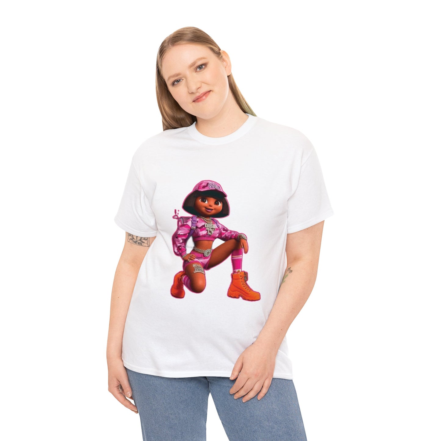 DORA MINAJ Unisex Heavy Cotton Tee