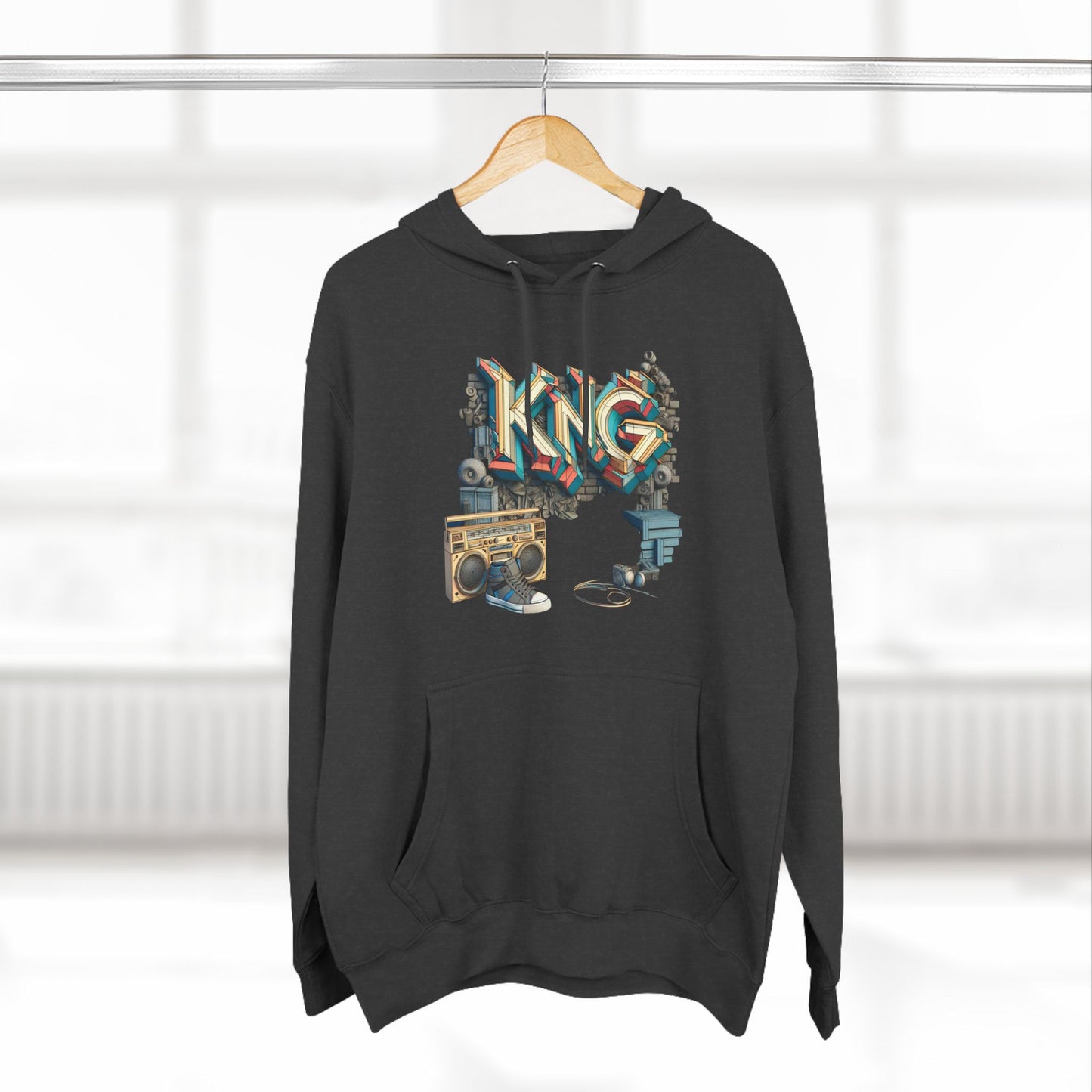 KING Three-Panel Fleece Hoodie