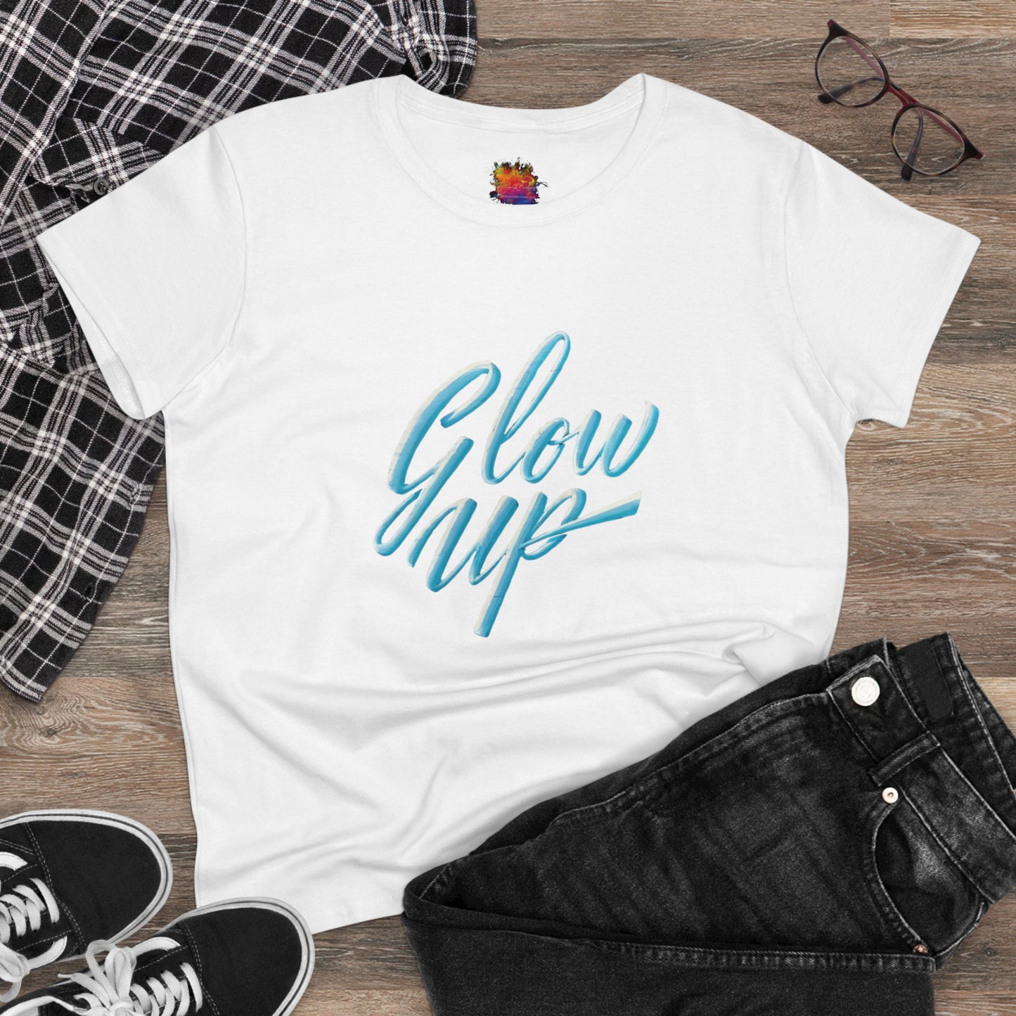 Glow Up Women's Midweight Cotton Tee