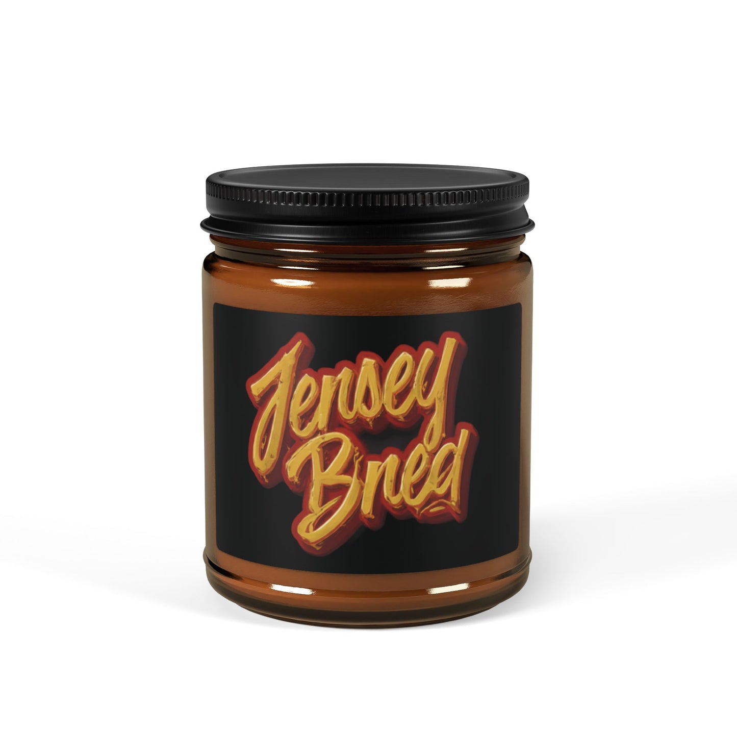 Jersey Bred Scented Soy Candle (Multi-Size, Amber Jar)