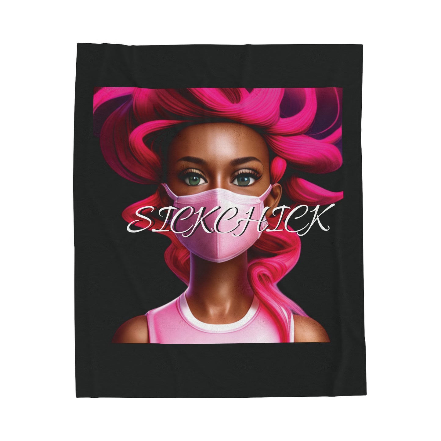 SICK CHICK Brand Velveteen Plush Blanket