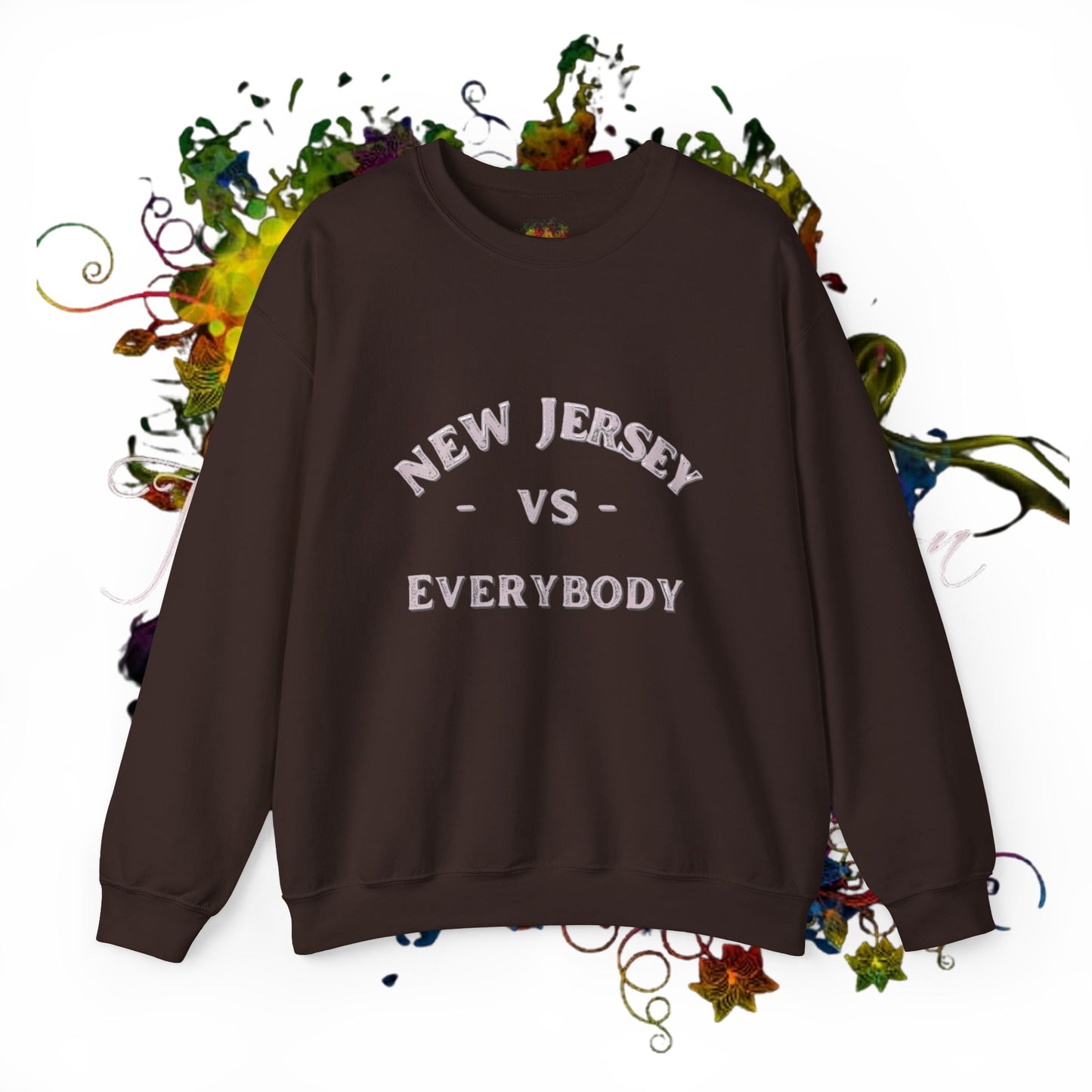 New Jersey vs Everybody  Unisex Heavy Blend™ Crewneck Sweatshirt