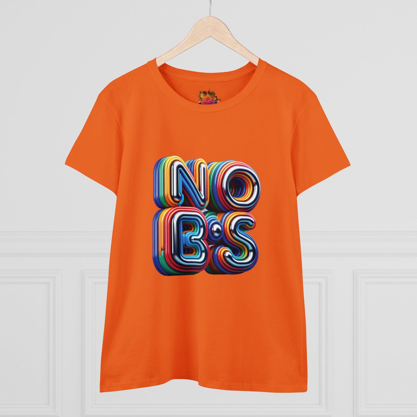 NO B.S  Women's Midweight Cotton Tee