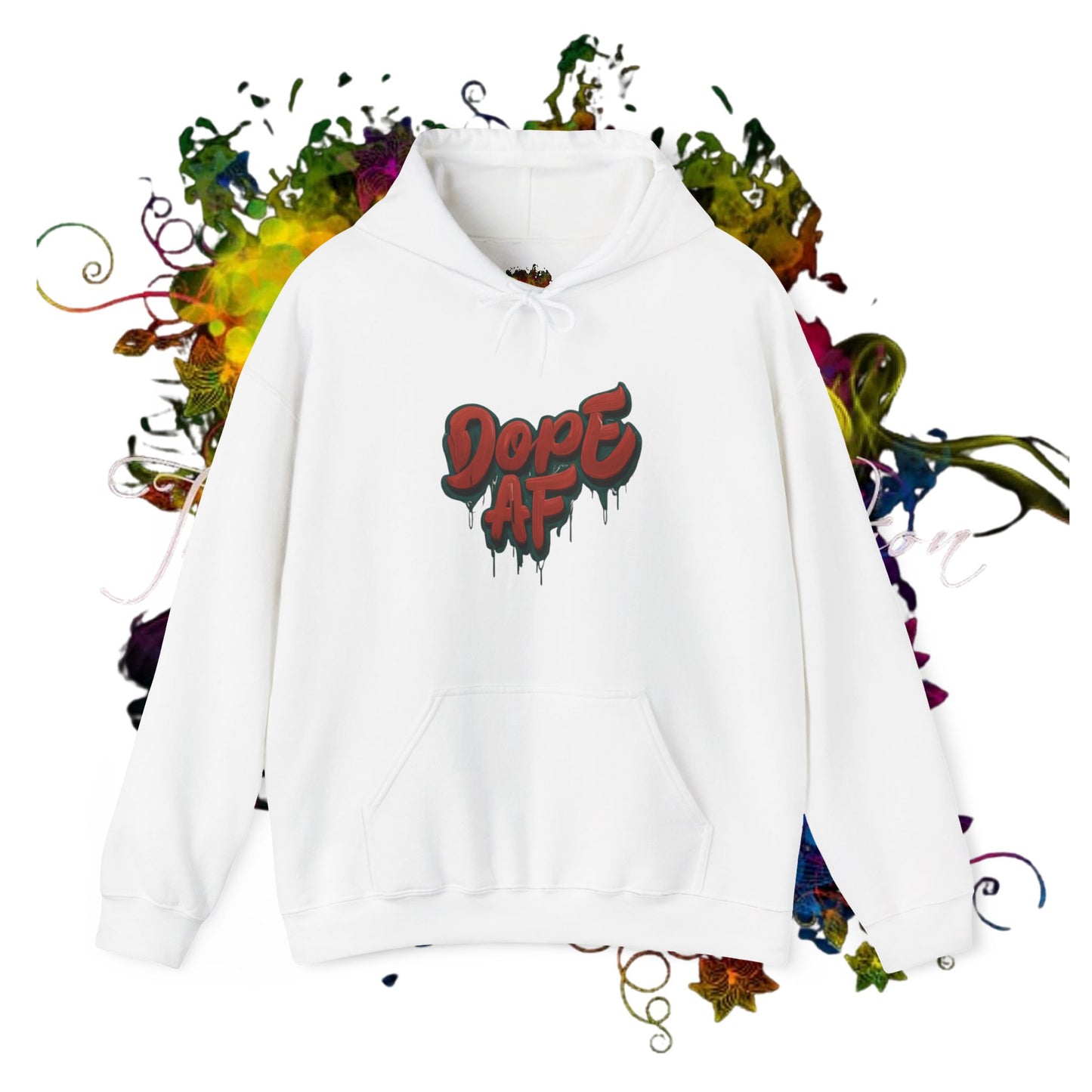 Dope AF Graffiti Unisex Heavy Blend™ Hooded Sweatshirt