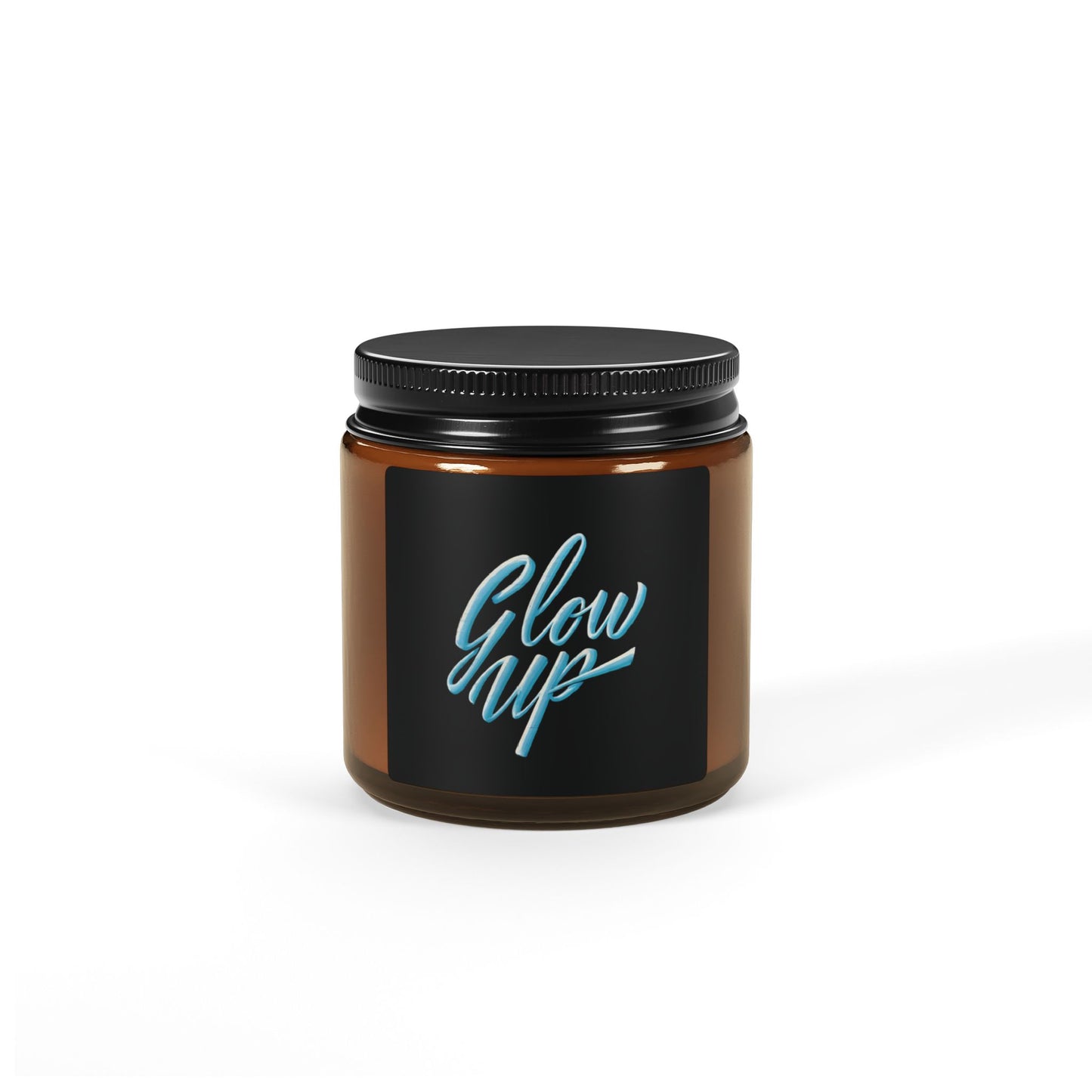 GLOW UP Scented Soy Candle (Multi-Size, Amber Jar)