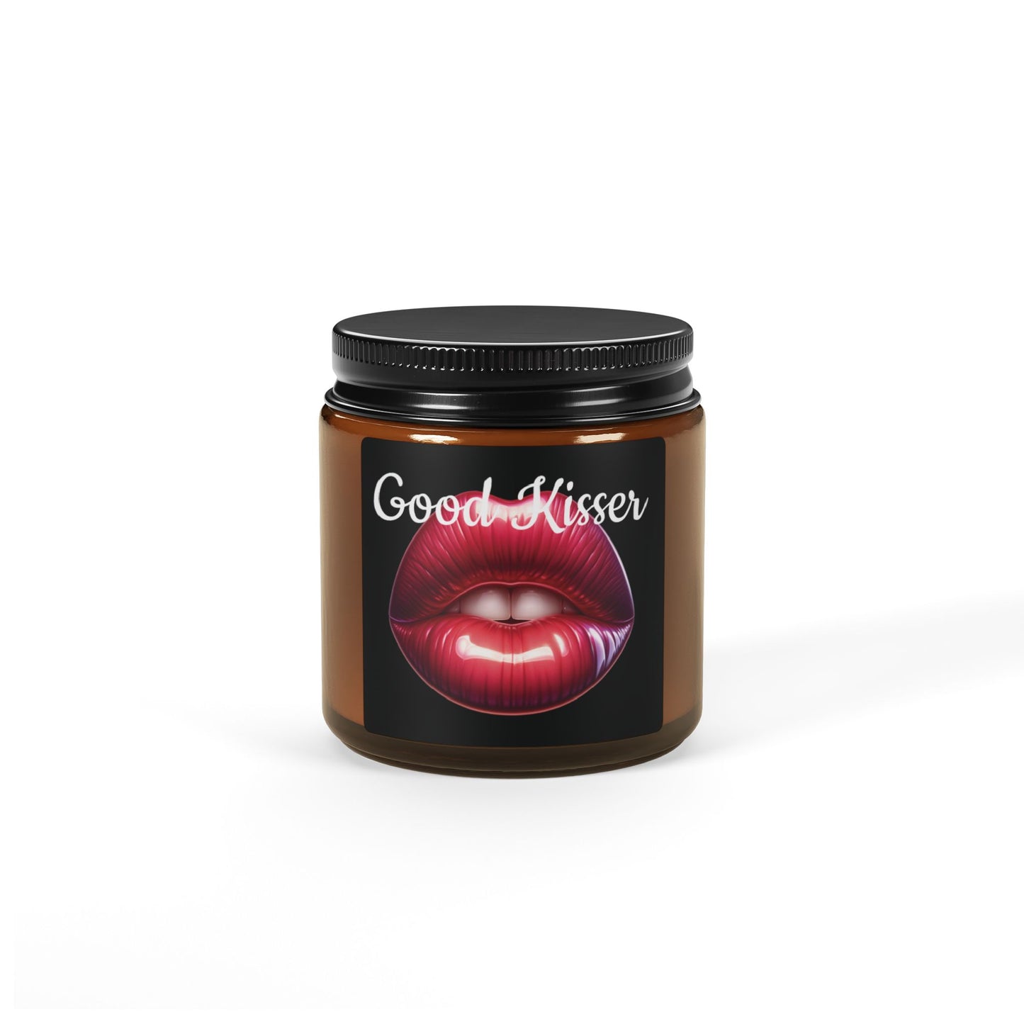 Good Kisser Scented Soy Candle (Multi-Size, Amber Jar)