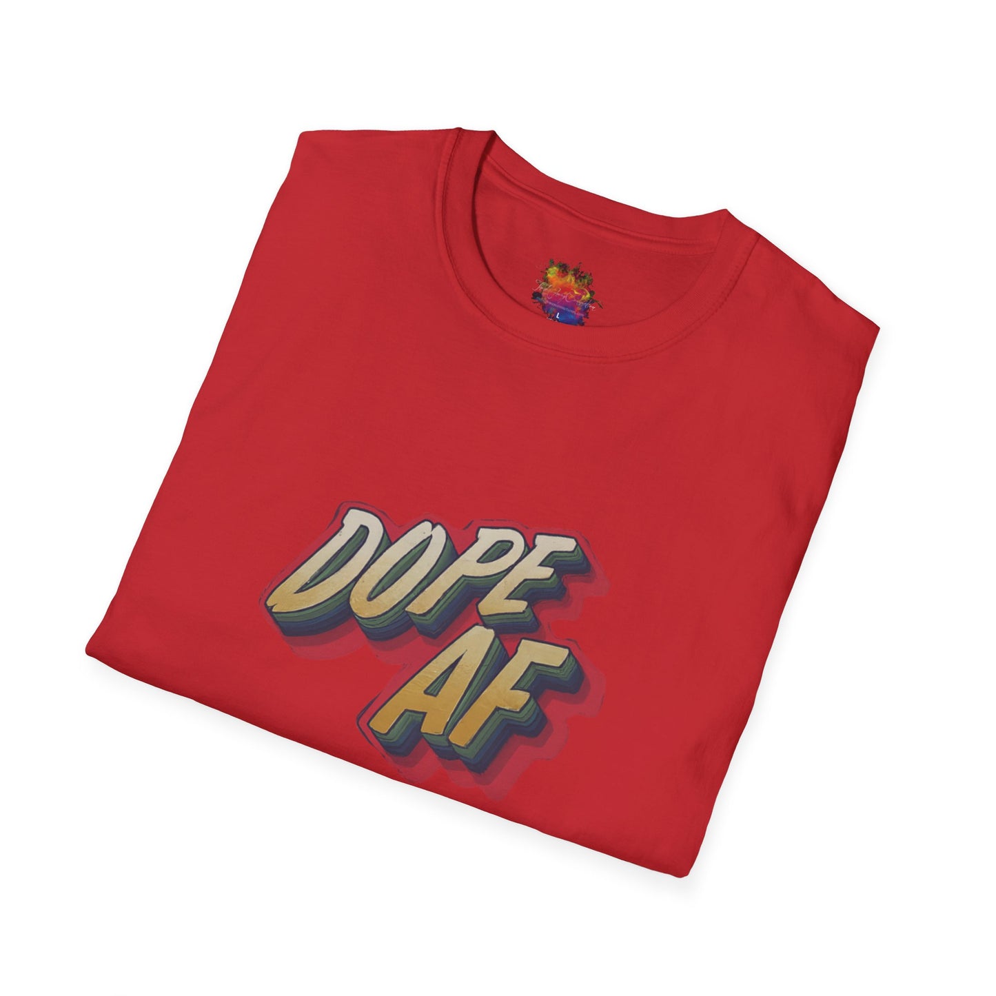 Dope AF Graphic Unisex Softstyle T-Shirt