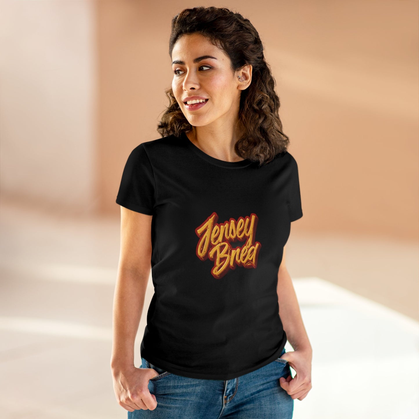 Jersey Bred Women's Midweight Cotton Tee