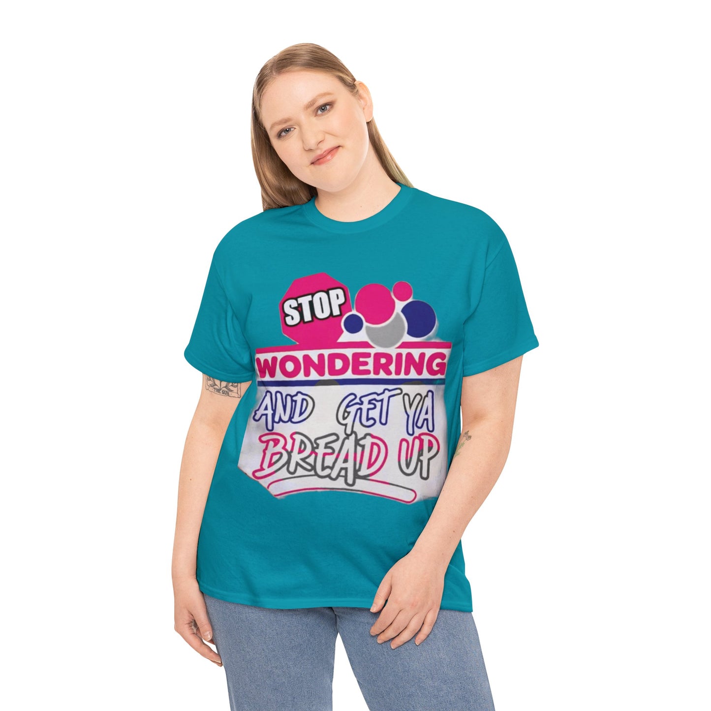 Stop Wonderin' Unisex Heavy Cotton Tee