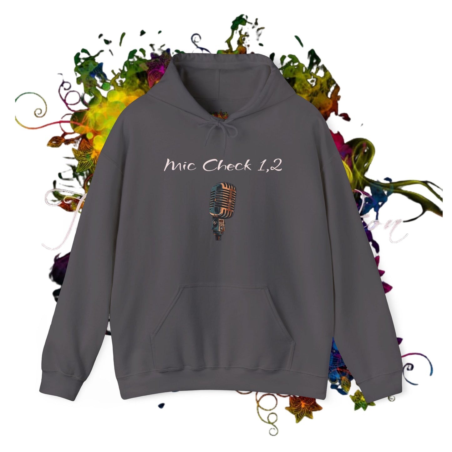 Mic Check Unisex Heavy Blend™ Hooded Sweatshirt