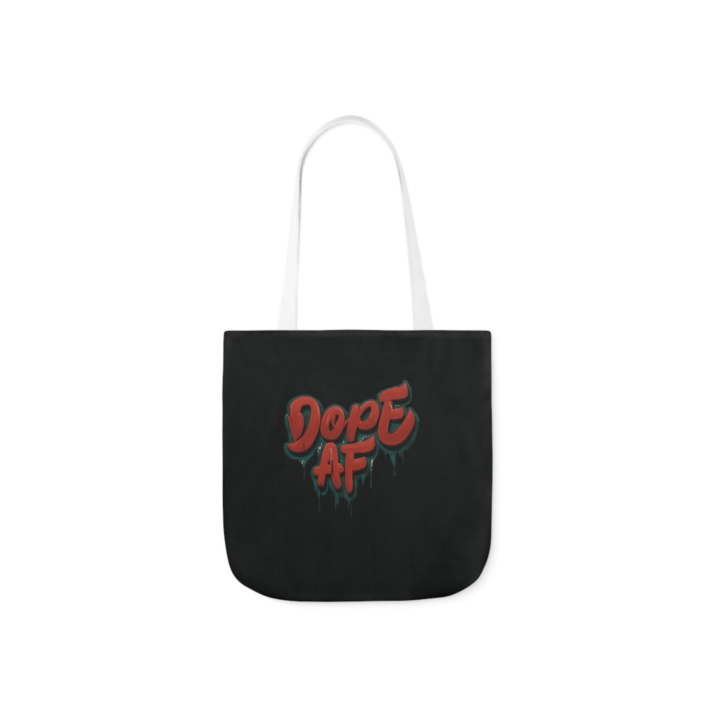 DOPE AF Canvas Tote Bag, 2-Color Straps